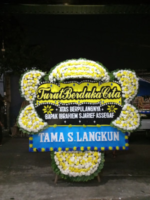 Papan Bunga Duka di Kmp Melayu Brt